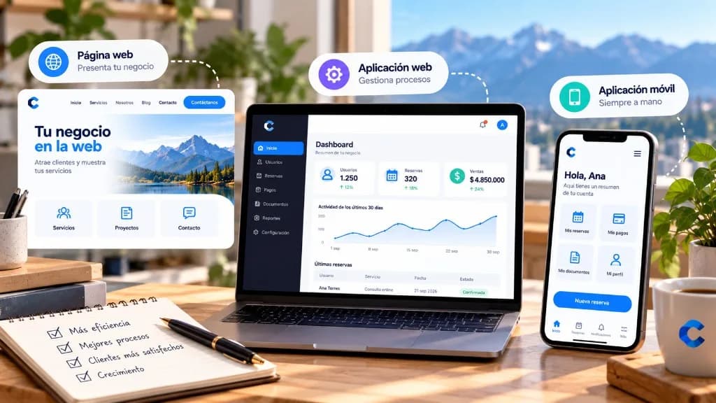 Desarrollo de aplicaciones web y móviles a medida